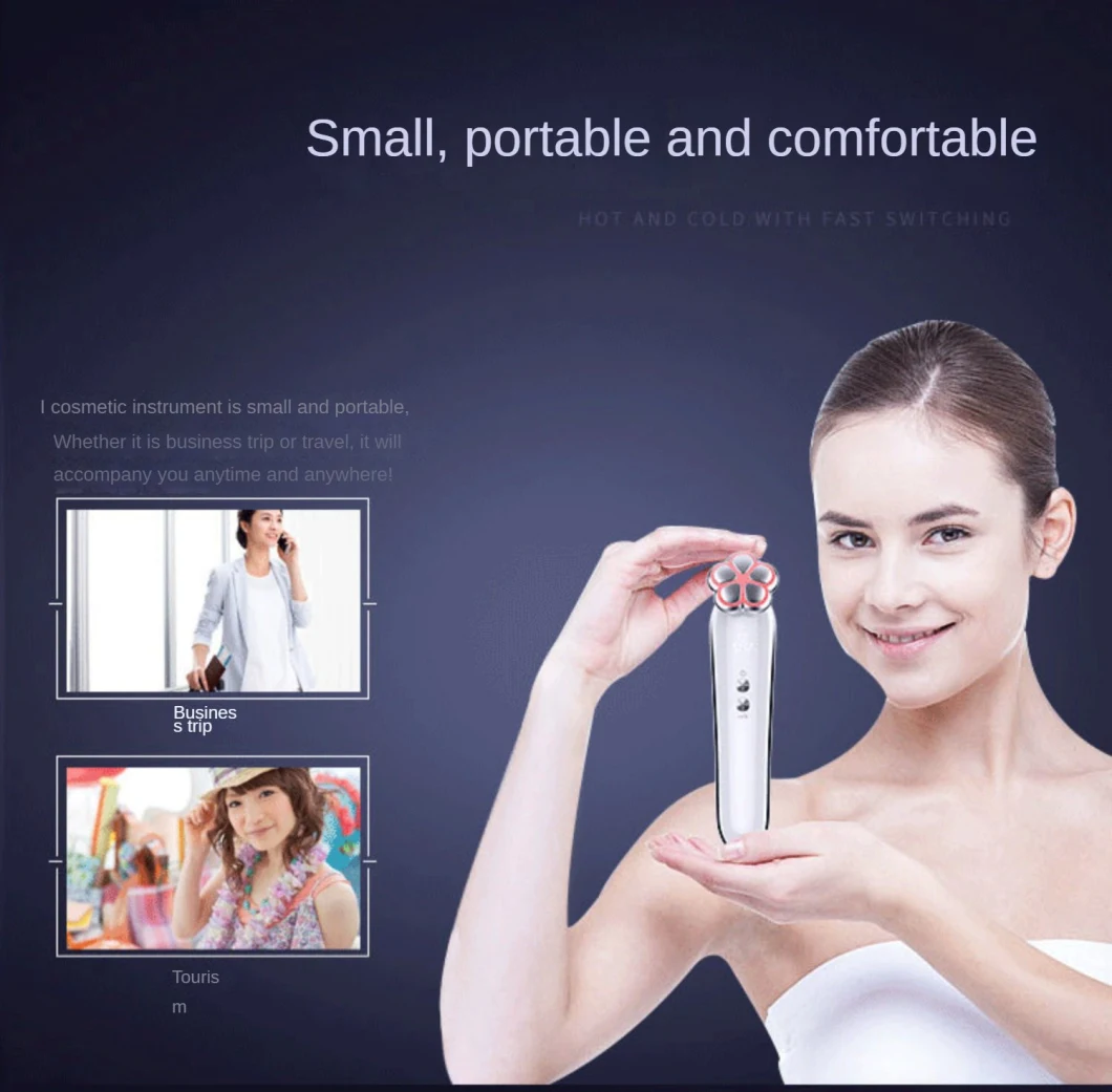 Portable RF Skin Tightening Beauty Instrument Beauty Personal Care Beauty Instrument Wrinkle Remover Device