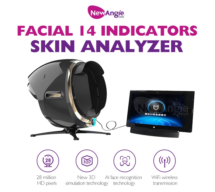 UV Smart 3D Magic Mirror Skin Moisture Testing Analyzer Beauty Facial Equipment