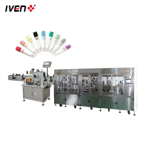 Disposable Pet Blood Tube Vacuum Blood Collection Tube Assembly Machine