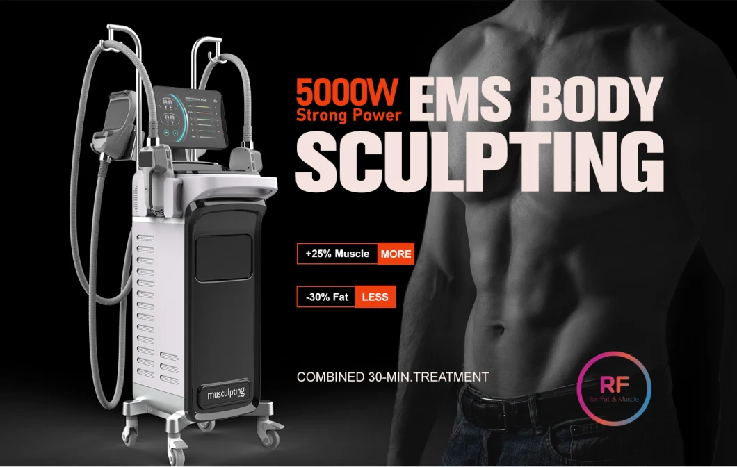 New Aesthetics System Muscle Building Cellulite Reduction Body Slimming 2023 Price RF EMS Body Sculpting Machine Weight Loss Skin Beauty Salon Equipment